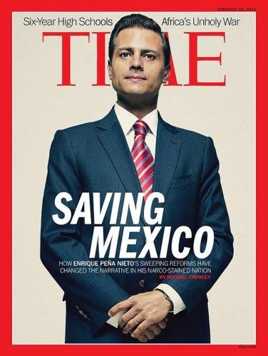 La copertina di Time: così Enrique Peña Nieto sta salvando il Messico
