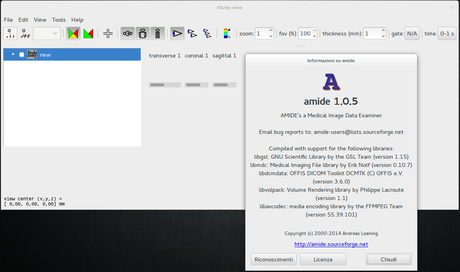 AMIDE, rilasciata la nuova versione 1.0.5