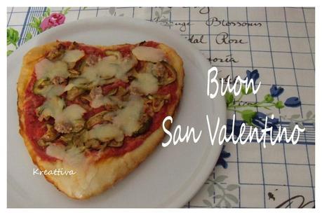 Un cuore di pizza per San Valentino Un cuore di pizza per San Valentino