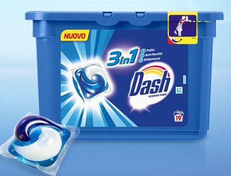 Dash Ecodosi Pods 3 in 1 presenta il bucato perfetto!