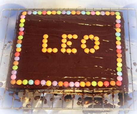 AUGURI LEONARDO -TORTA DI COMPLEANNO