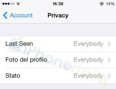 Privacy WhatsApp [Rumors] Whatsapp: In arrivo la Nuova versione con la possibilità di Nascondere il proprio Stato!