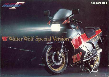 Vintage Japan Brochures: Suzuki RG 250 Walter Wolf Special Version