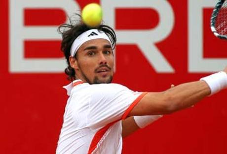 Fognini in semifinale, Errani out