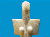 Archeologia. simbolo della clessidra.