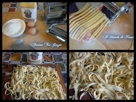 Tagliatelle al ragù fatte in casa