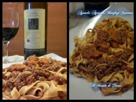 Tagliatelle al ragù fatte in casa