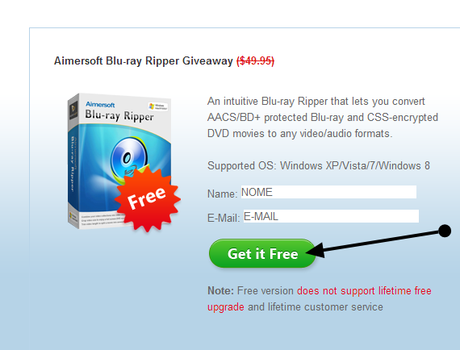1 Aimersoft Blu ray Ripper gratis: Copiare, convertire ed estrarre Blu ray su Windows
