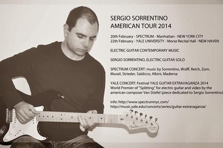 Sergio Sorrentino American Tour 2014  “La Chitarra Elettrica nella Musica Contemporanea”