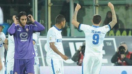 Mauro Icardi Fiorentina Inter 2014 AP/LaPresse