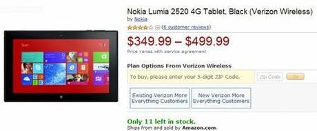 Nokia Lumia 2520  il tablet che l'Italia attende | Intanto negli States è gia in offerta