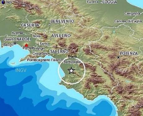 Terremoto nel Cilento