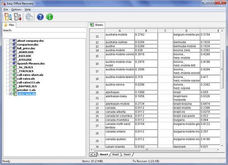 EasyOfficeRecovery2 Easy Office Recovery 2.0 Gratis: Recupera Documenti Office Danneggiati o Cancellati per Sbaglio [Windows App]