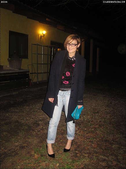 #ootn: Romantic dinner (Cena romantica con e un outfit basico con un tocco speciale)