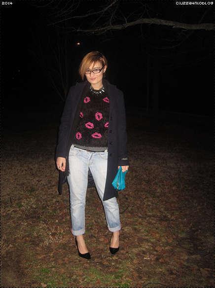 #ootn: Romantic dinner (Cena romantica con e un outfit basico con un tocco speciale)