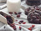 Cookies cioccolato mirtilli rossi