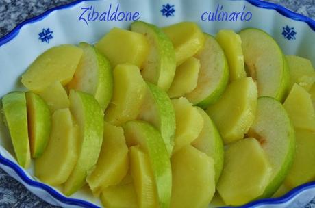 Gratin di patate e mele