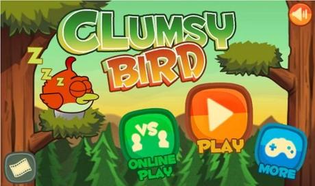 clumsy bird 1 600x356 Clumsy Bird Clone Di Flappy Bird Su Google Play applicazioni  Flappy Bird Android Flappy Bird applicazioni Android 