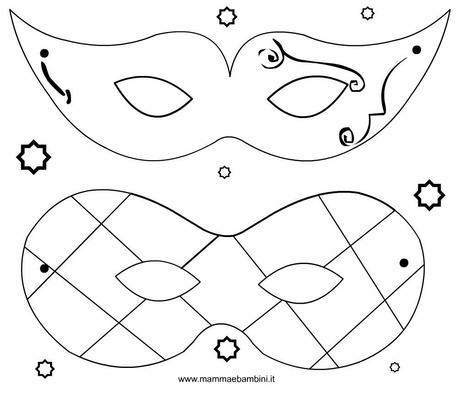 Carnevale: Maschere da stampare