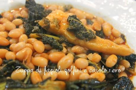 la mia zuppa di fagioli zolfini e cavolo nero