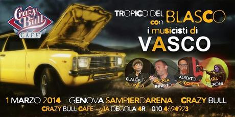 I musicisti di Vasco al Crazy Bull-Sabato 1 marzo