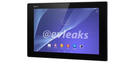 sony xperia tablet z2 leak Xperia Tablet Z2: prima foto ufficiale e caratteristiche tecniche