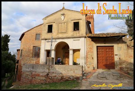 l'organo della chiesa di Santa Lucia a Montebicchieri