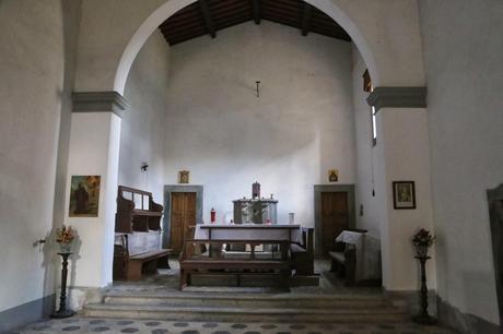 l'organo della chiesa di Santa Lucia a Montebicchieri