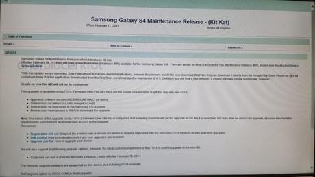 galaxy s4 kitkat usa 600x337 Android KitKat per Galaxy S4: da domani per tutti in USA, e in Europa? news  smartphone android samsung galaxu s4 news androdi 