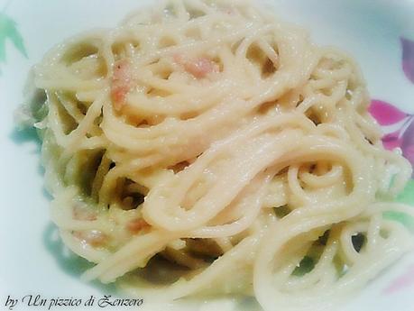 SPAGHETTI WITH BROAD BEANS CREAM