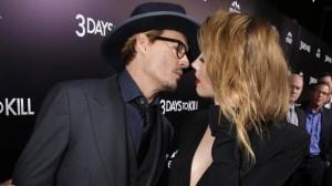 Johnny Depp sposa Amber ed invita l'ex Vanessa Paradis