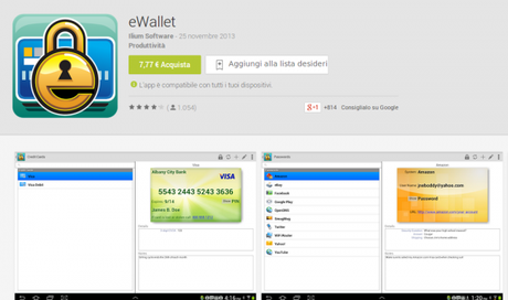 eWallet App Android su Google Play 600x356 EWallet gratis su Amazon App Shop solo per oggi applicazioni  App Shop amazon app shop 
