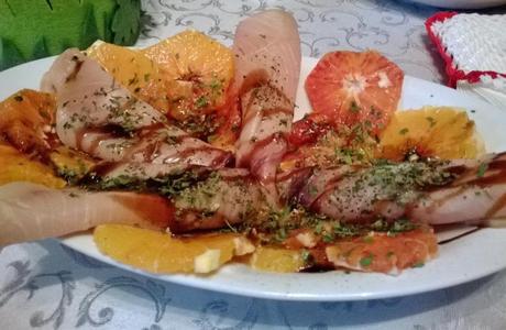 CARPACCIO DI PESCE SPADA E ARANCIA