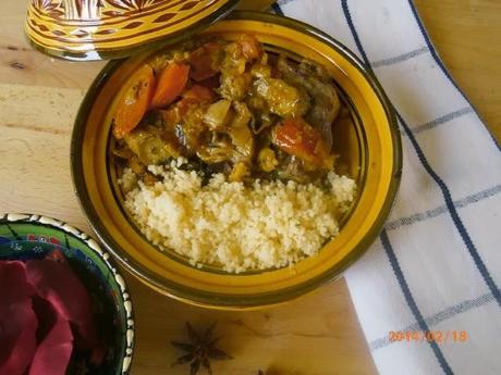 Tajine di Pollo e Verdure