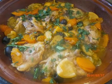 Tajine di Pollo e Verdure