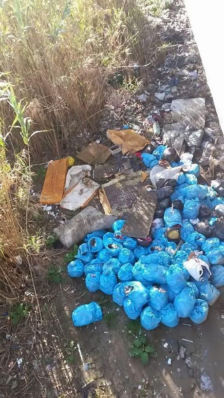 Non solo discarica, ma anche sversamenti abusivi ormai sotto a Ponte Marconi. Situazione fuori controllo, sempre di più