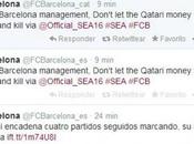 hacker entrano nell’account Twitter @FCBarcelona