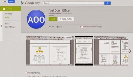 AndrOpen Office: LibreOffice per Android