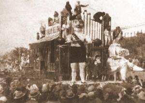 Carnevale di Viareggio 1929 - Padiglione delle meraviglie di G.Baroni  -  1° premio carri seconda categoria