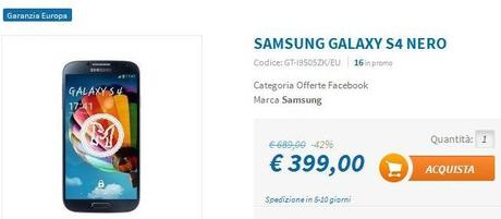 galaxy s4 Ultime offerte TechMania: Galaxy S4 a 399€, S3 a 279€ news  Techmania galaxy s4 galaxy s3 