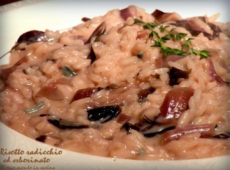 RISOTTO al RADICCHIO e ERBORINATO