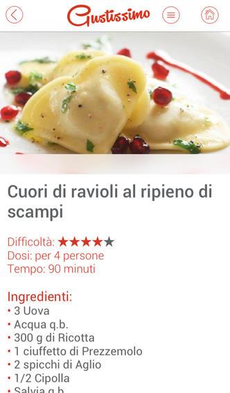  Gustissimo   più di 5000 ricette culinarie gratuite sui vostri iPhone e iPad