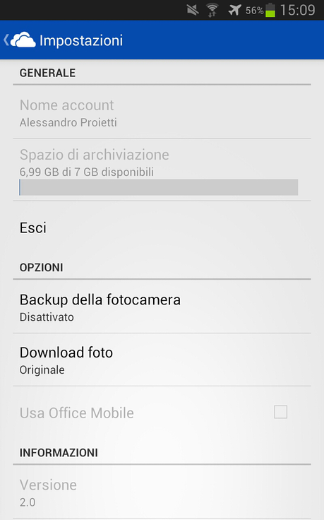 Onedrive, il cloud storaging secondo Microsoft (Smartphone/Tablet)