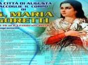 Augusta: Santa Maria Goretti benedice città Augusta presenza corpo