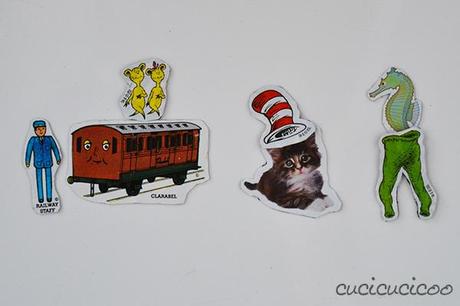 How to make super simple sticker magnets