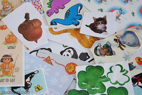 How to make super simple sticker magnets