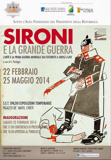 SIRONI E LA GRANDE GUERRA. L’ARTE E LA PRIMA GUERRA MONDIALE DAI FUTURISTI A GROSZ A DIX