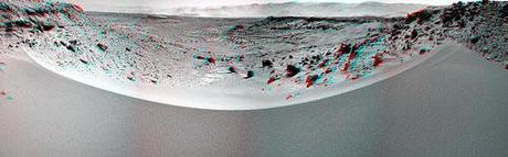 Curiosity sol 528 Dingo Gap anaglyph