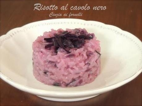 risotto con cavolo rosso