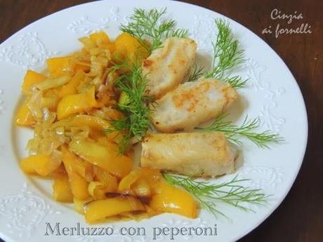 Merluzzo con peperoni